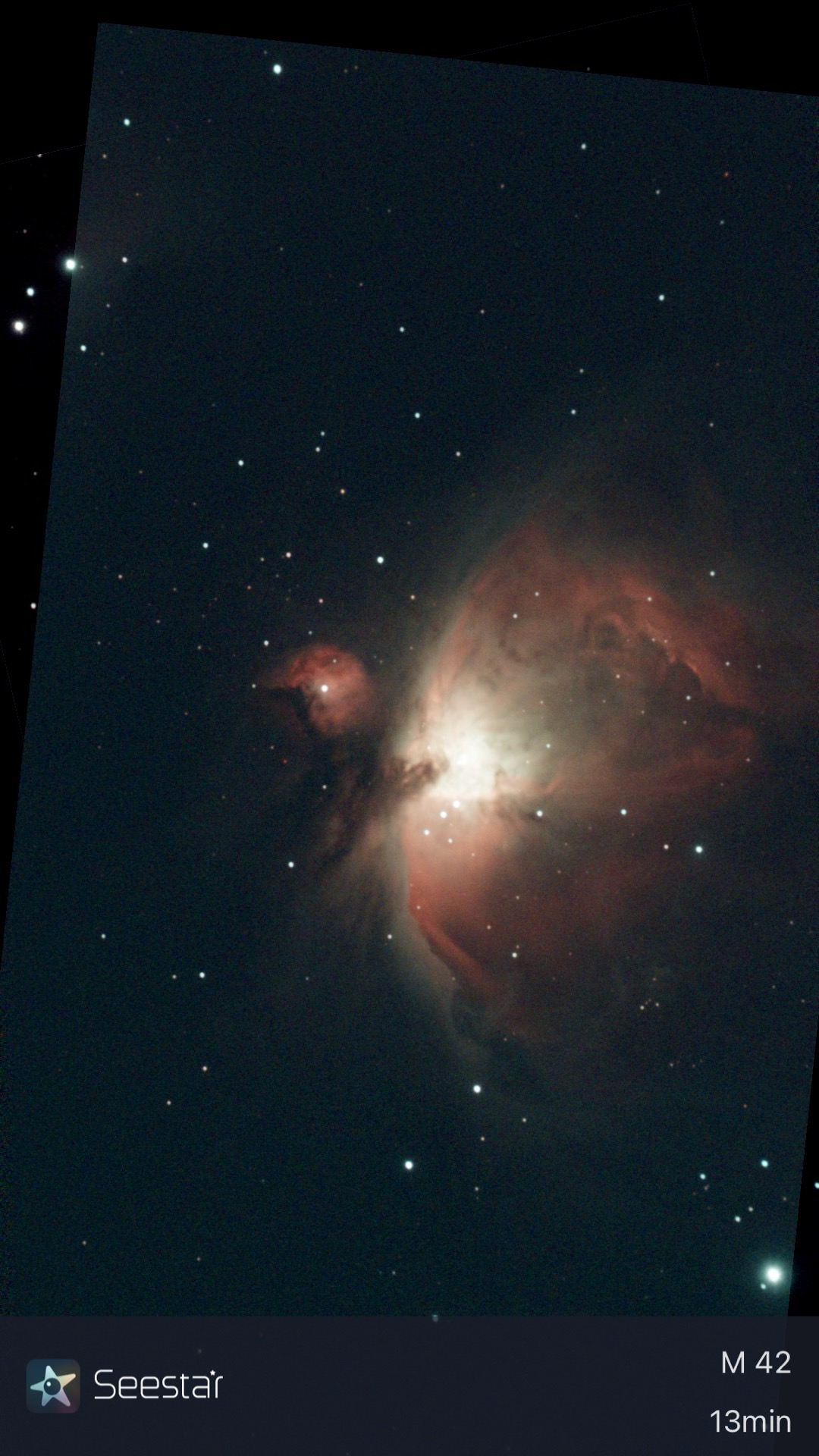 Stack of 3 sessions of M42